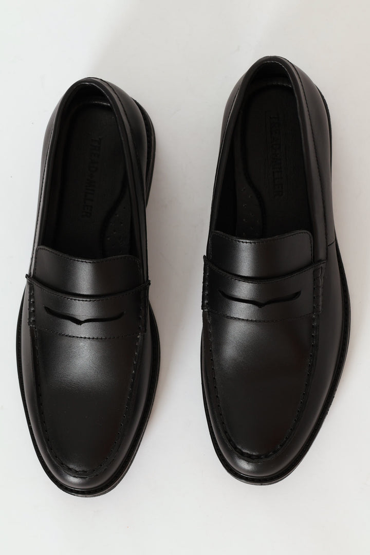 Penny Moccasin Formal Shoe - Black