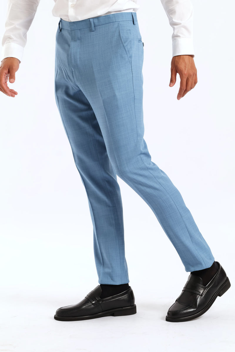 Slim Fit Essential Suit Trouser - Mid Blue
