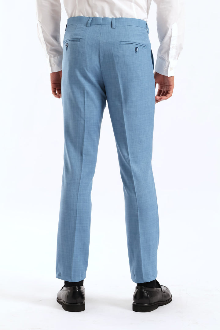 Slim Fit Essential Suit Trouser - Mid Blue