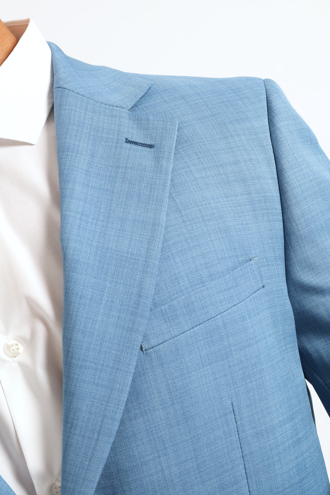 Slim Fit Essential Suit Jacket - Mid Blue