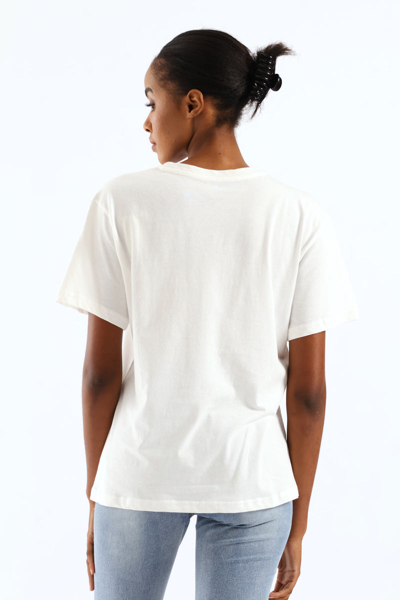 Botanique Floral Tee - Cream