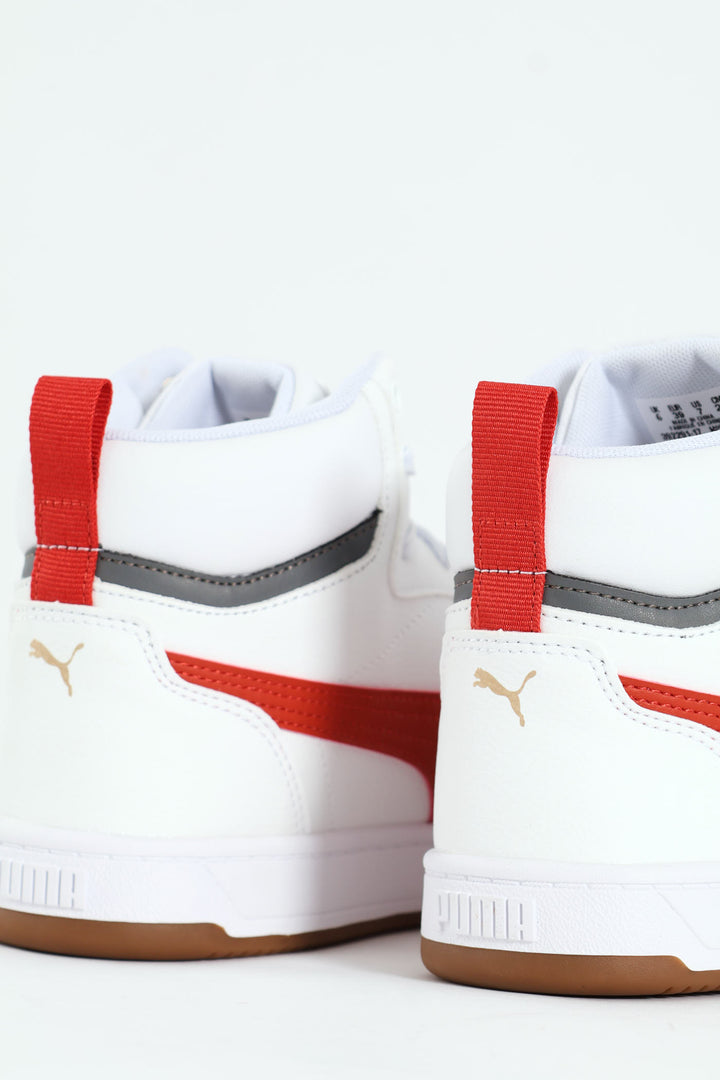 Caven 2.0 Mid Sneaker - White/Red