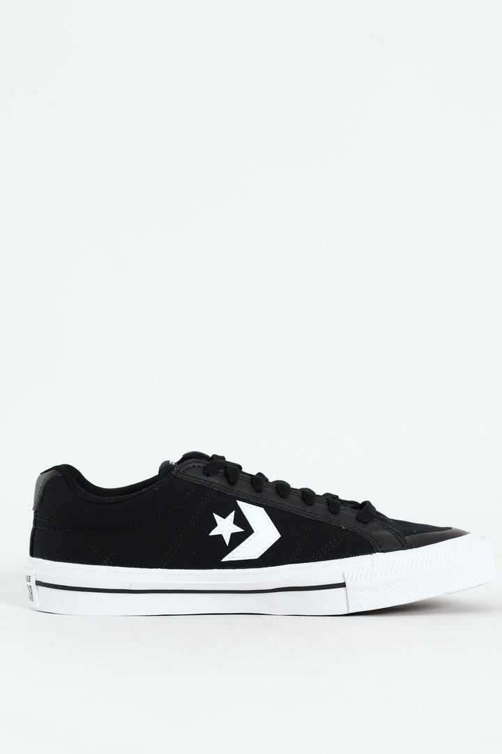 Sport Casual Low Sneaker - Black