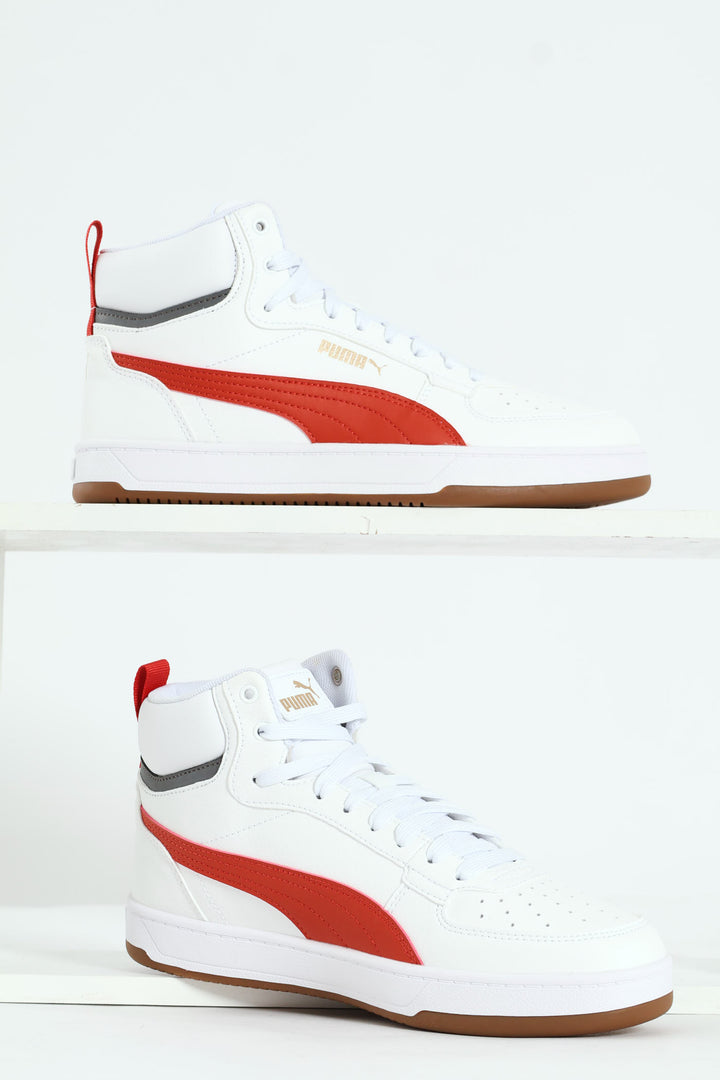 Caven 2.0 Mid Sneaker - White/Red