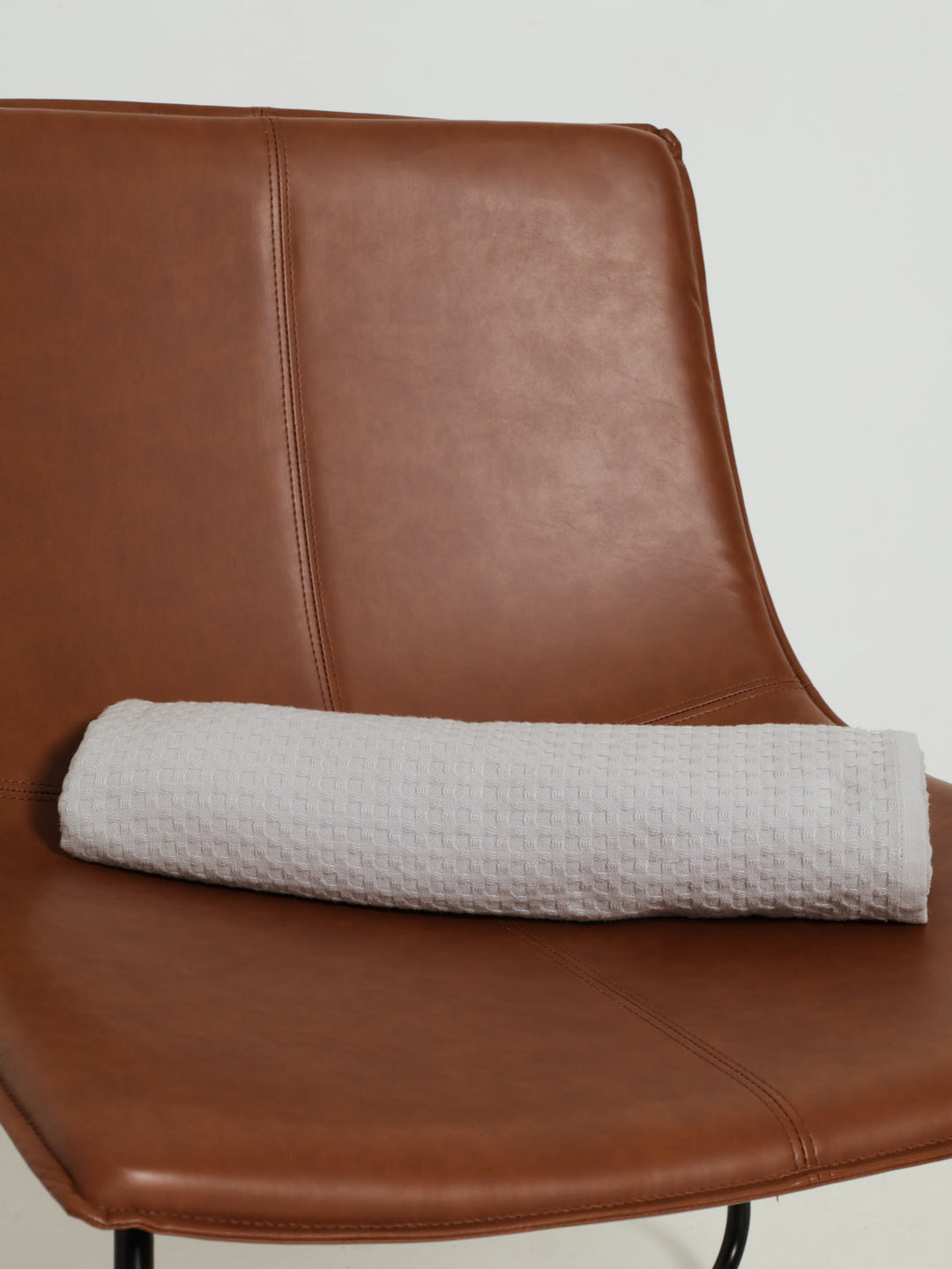 Waffle Cotton Throw 110X170cm - Grey