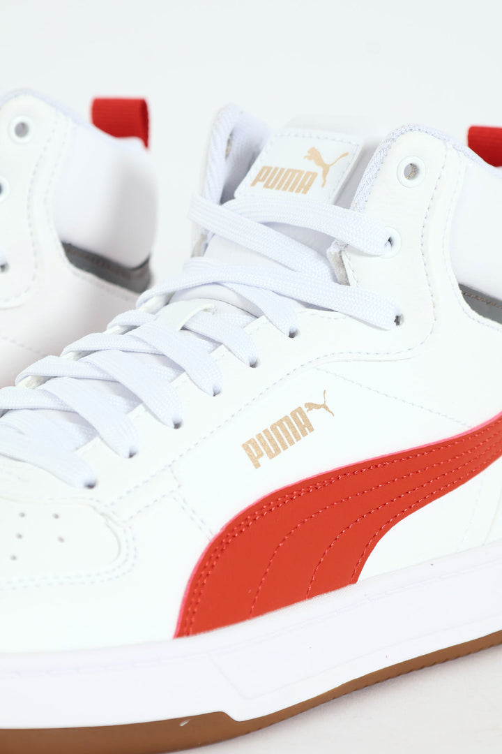 Caven 2.0 Mid Sneaker - White/Red