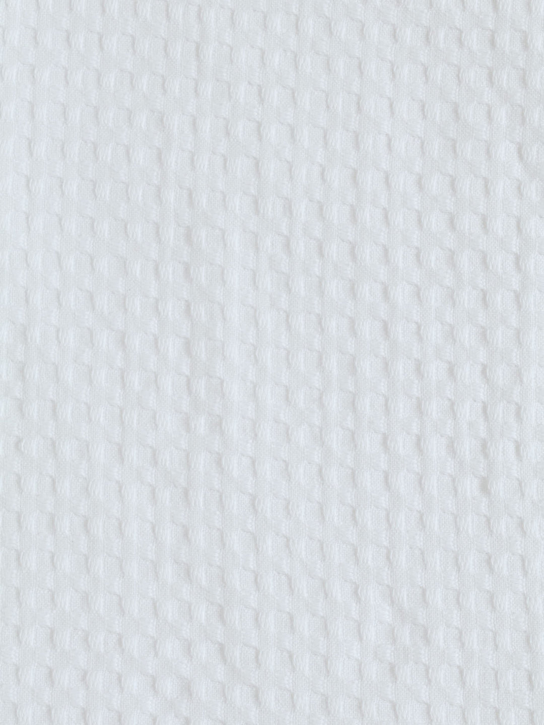 Waffle Cotton Throw 110X170cm - White