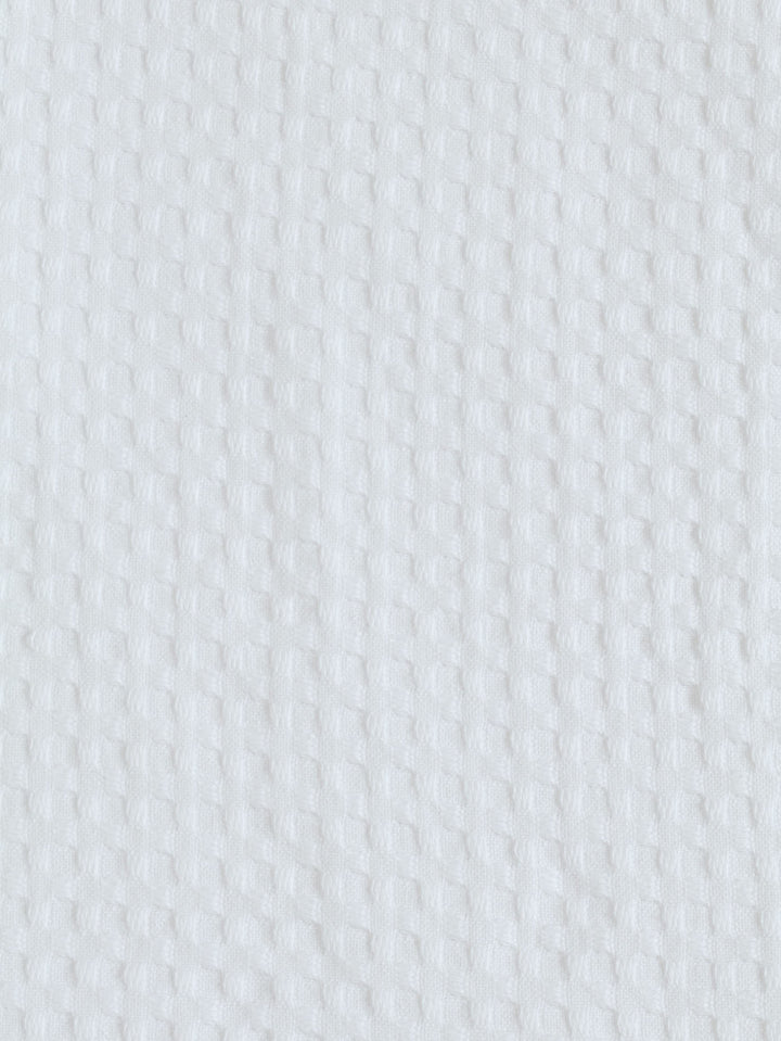 Waffle Cotton Throw 110X170cm - White