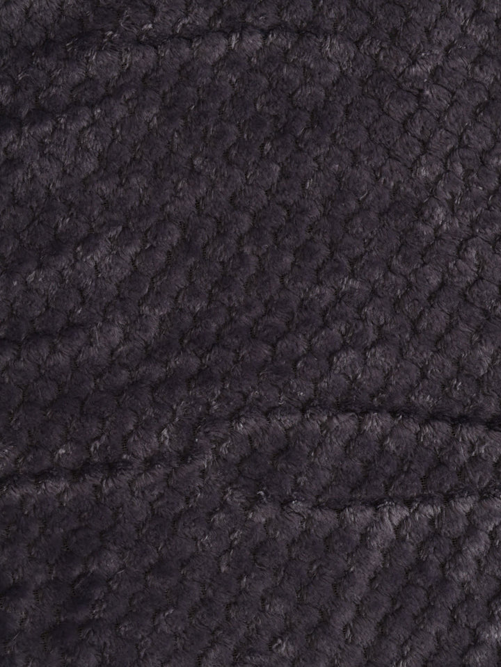 Popcorn Flannel Blanket 125X152cm  - Charcoal
