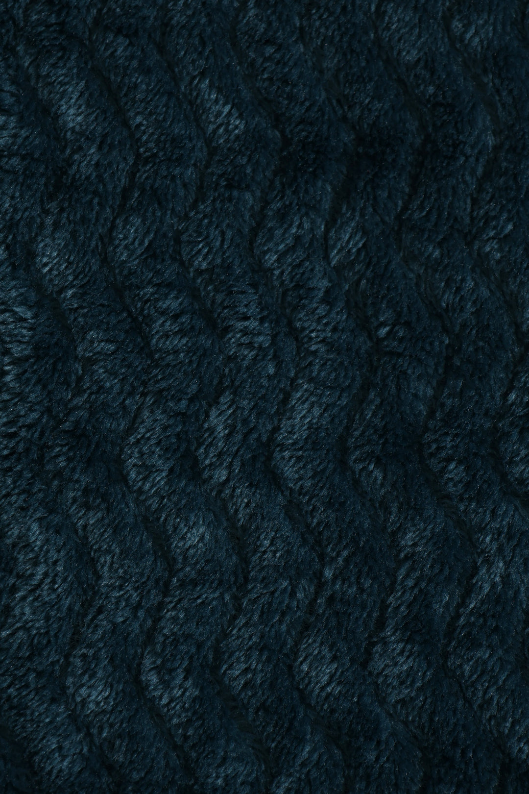 Zig Zag Flannel Blanket 125X152cm  - Teal