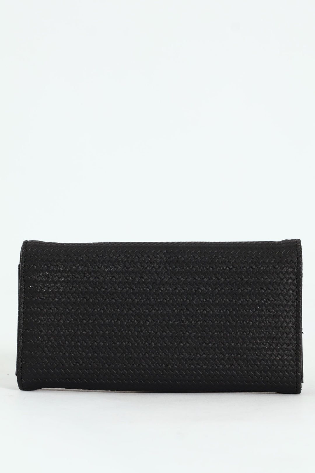 Textured Bifold Purse - Black