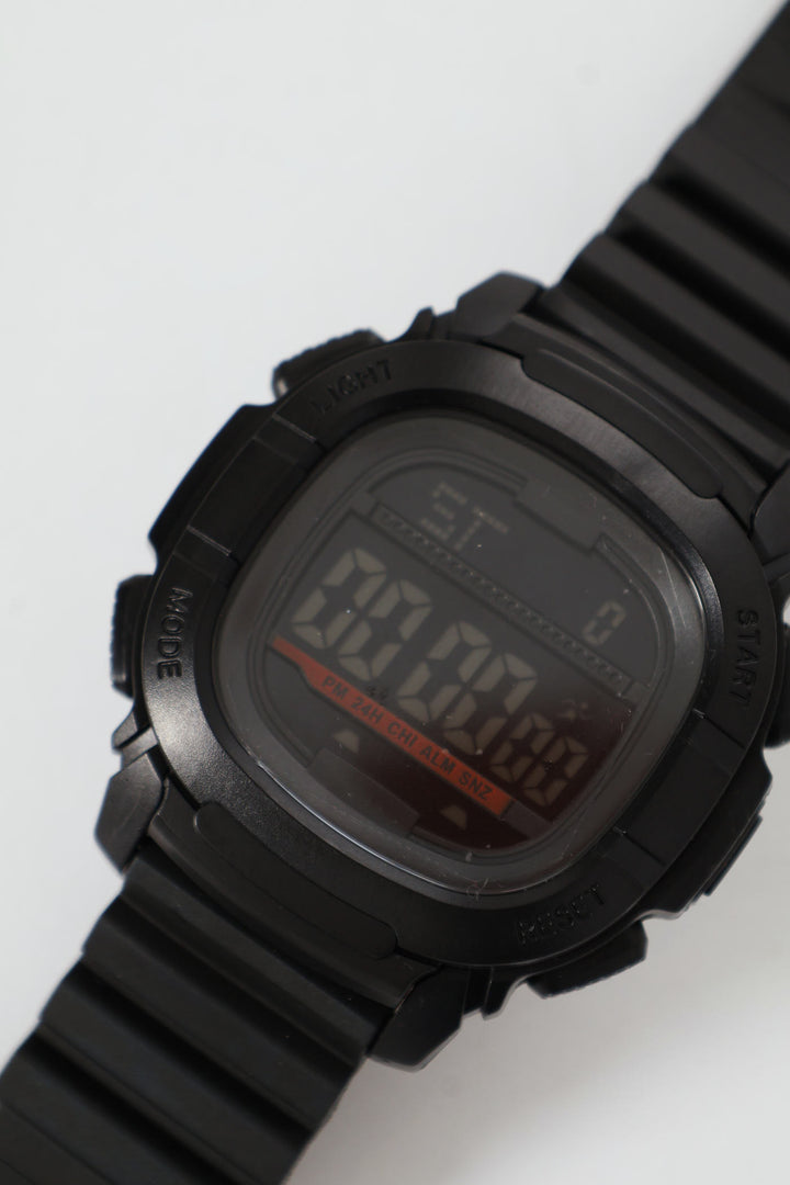 Mens Sporty Watch - Black