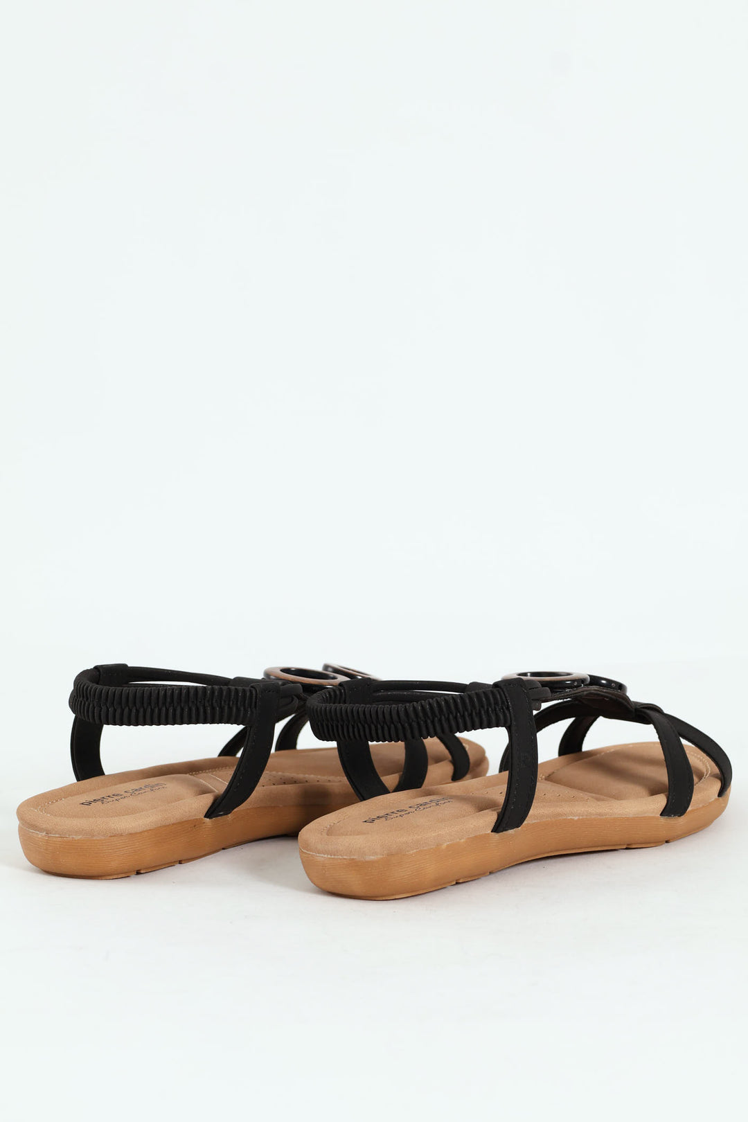 Crayda Embellished T-Strap Ankle Strap Sandal - Black