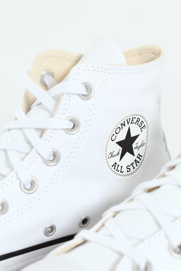 Chuck Taylor Canvas All Star Platform Sneaker - White