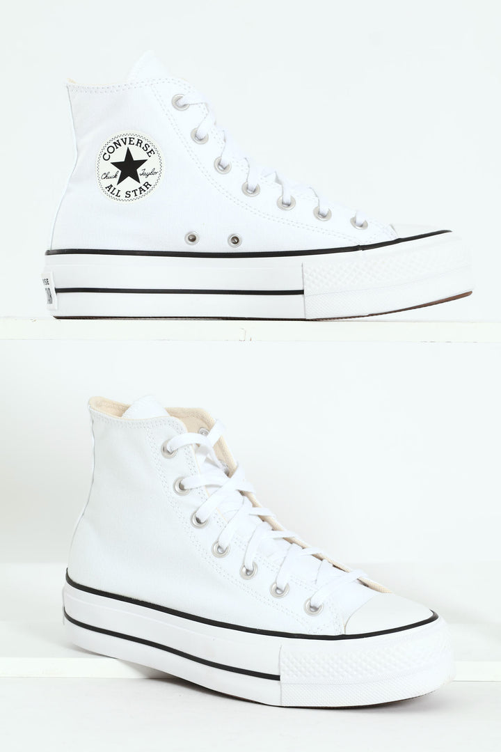 Chuck Taylor Canvas All Star Platform Sneaker - White