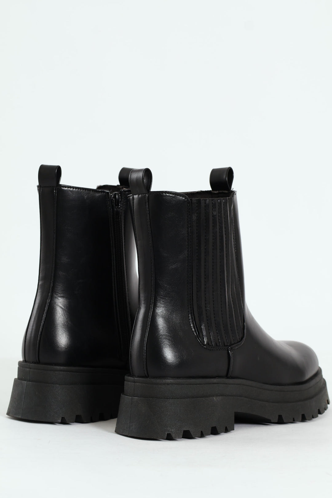Chunky Mid Chelsea Boot - Black
