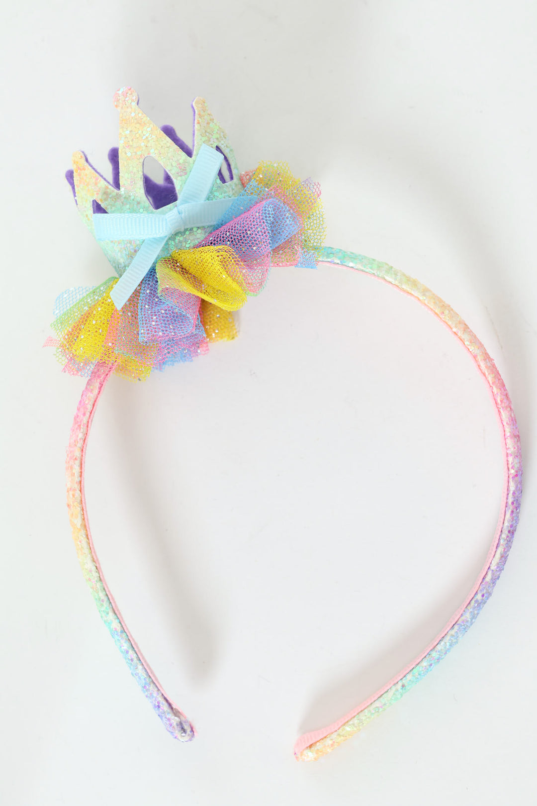Pre-Girls Multi Colour Crown Alice Band