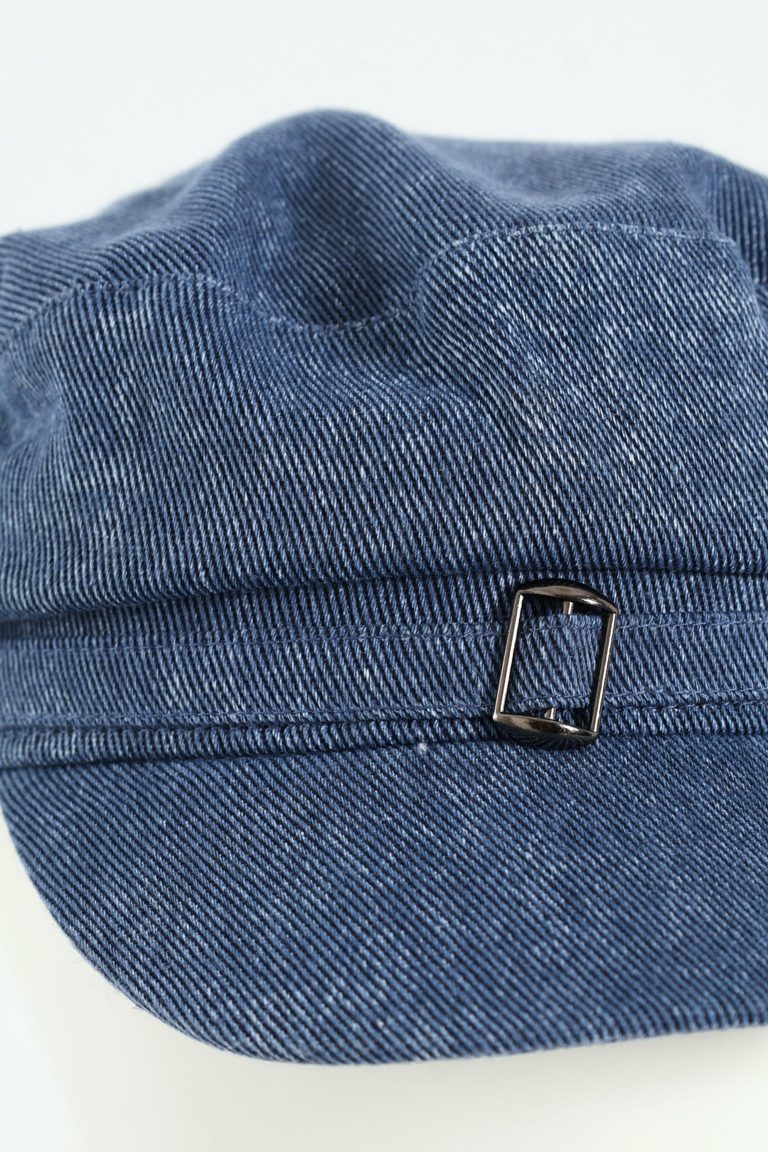 Denim Chambray Bakerboy Hat - Denim
