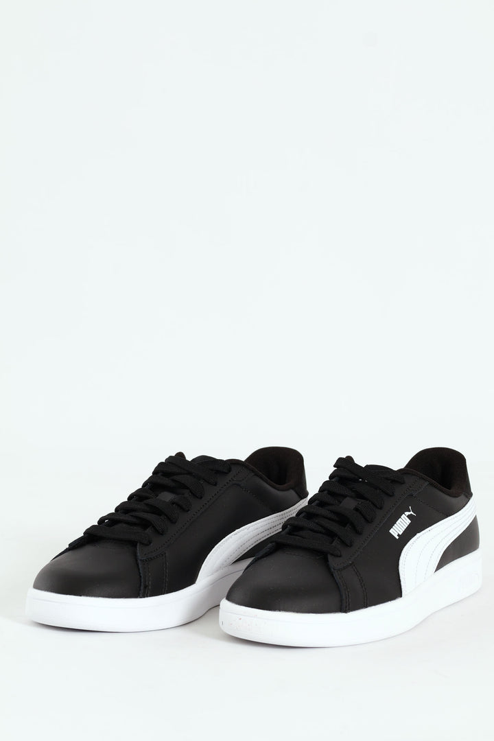 Smash 3.0 L Court Sneaker - Black/White