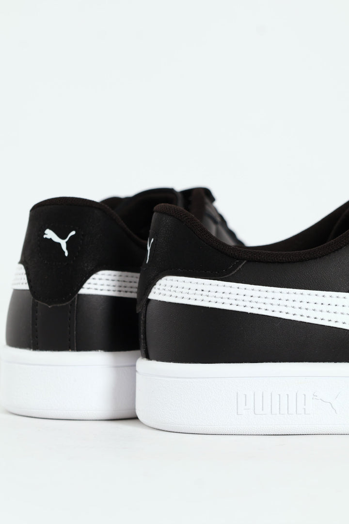 Smash 3.0 L Court Sneaker - Black/White