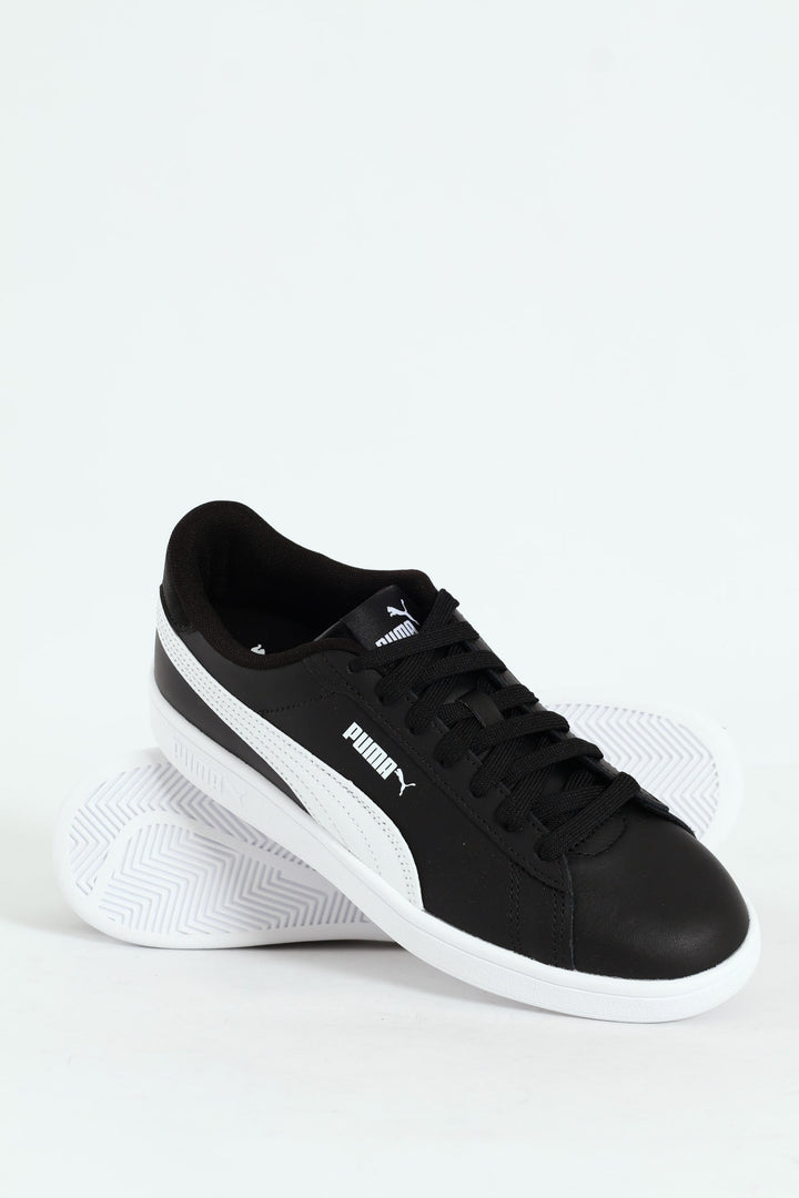 Smash 3.0 L Court Sneaker - Black/White