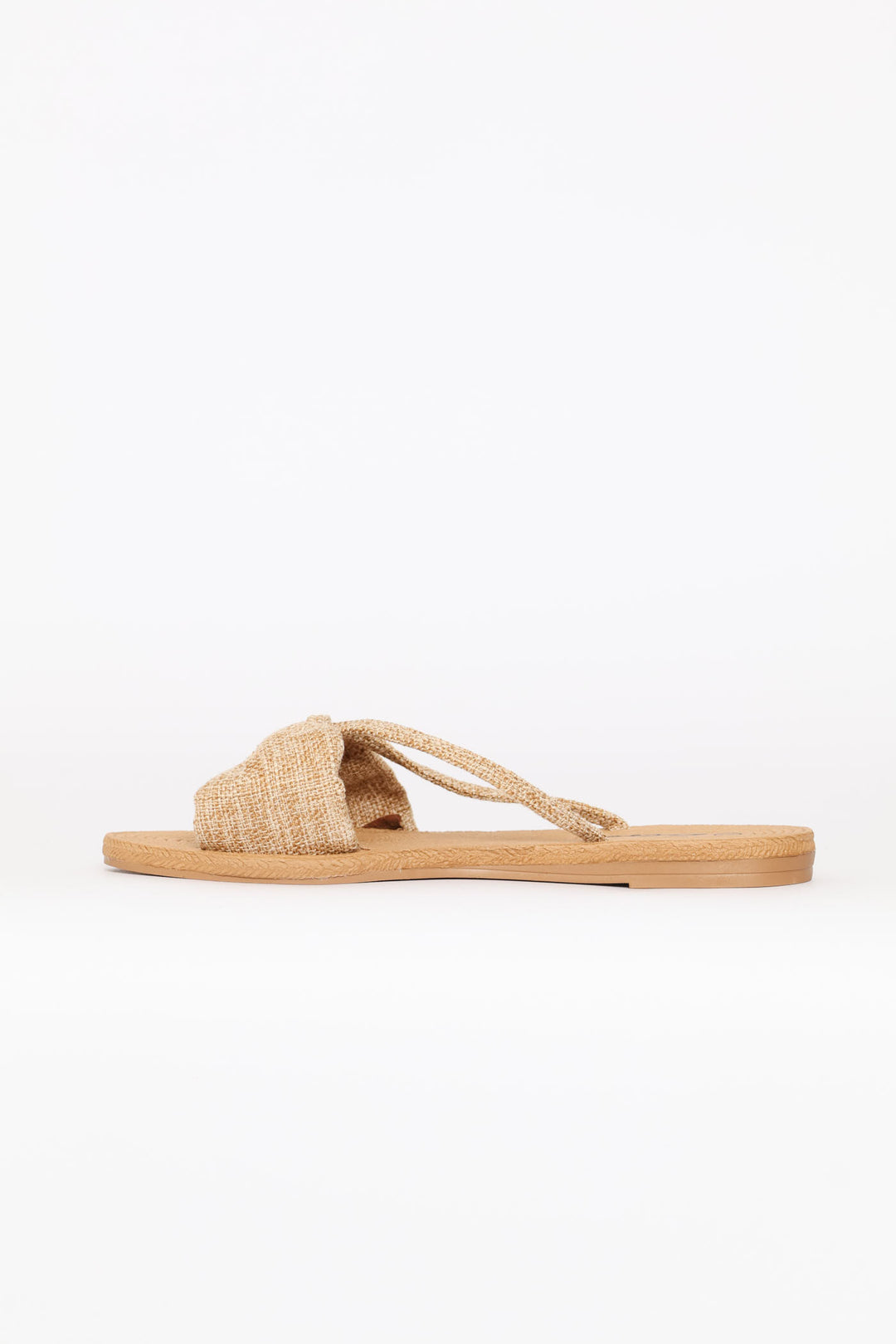 Bow Detail Sandal - Natural