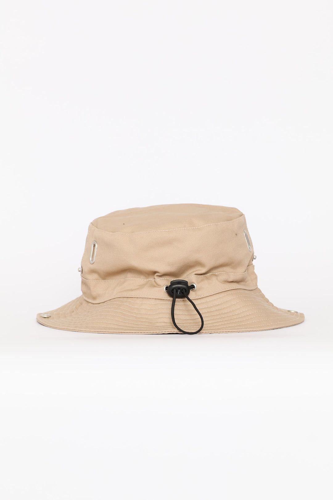 Drawstring Bucket Hat - Taupe