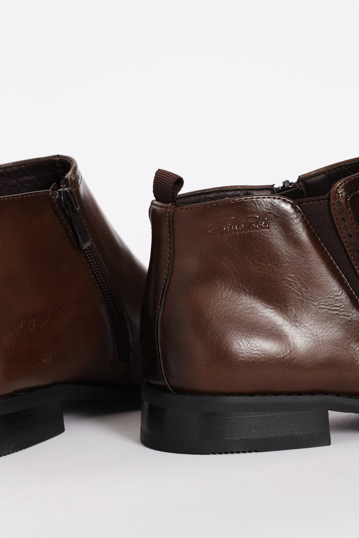 Formal Chelsea Boot - Brown