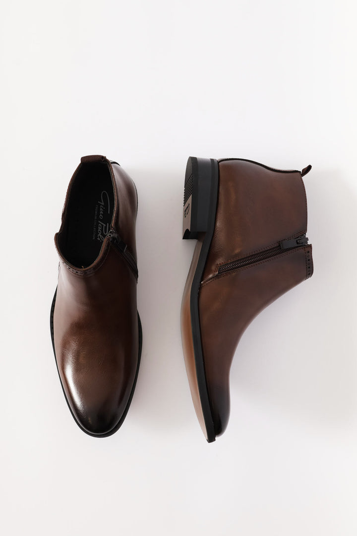 Formal Chelsea Boot - Brown