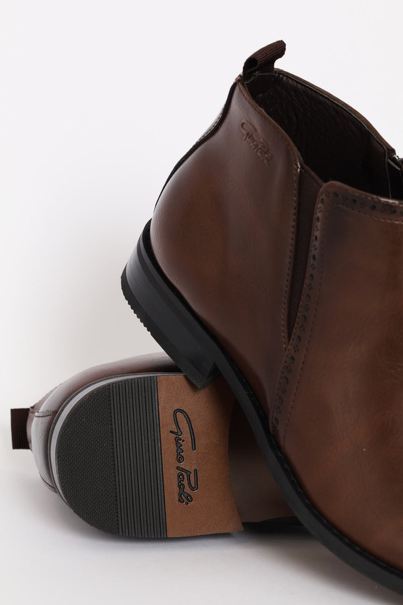 Formal Chelsea Boot - Brown
