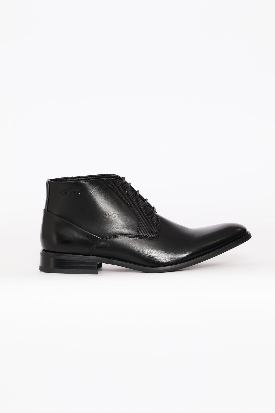 Lace Up Formal Boot - Black