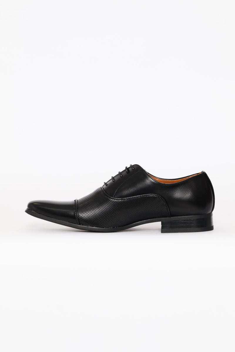 Oxford With Toe Cap - Black