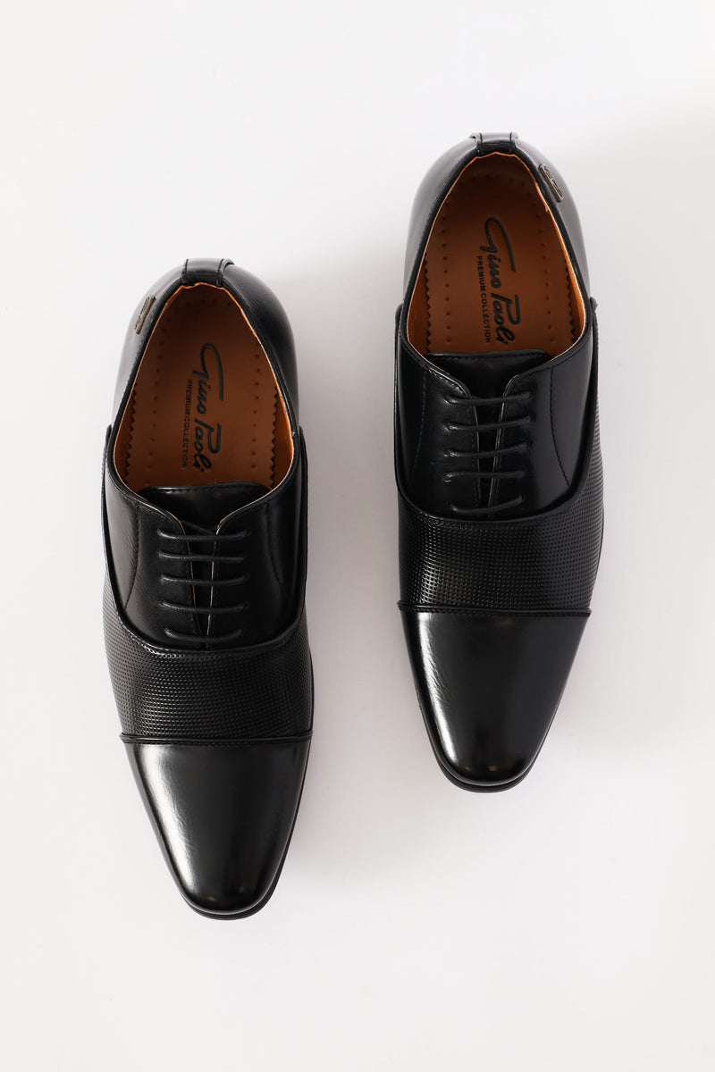 Oxford With Toe Cap - Black
