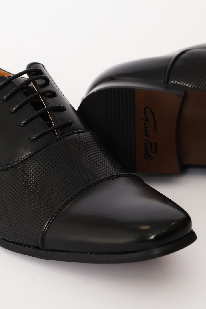 Oxford With Toe Cap - Black
