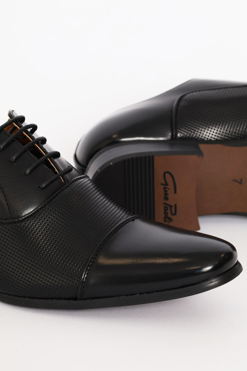 Oxford With Toe Cap - Black