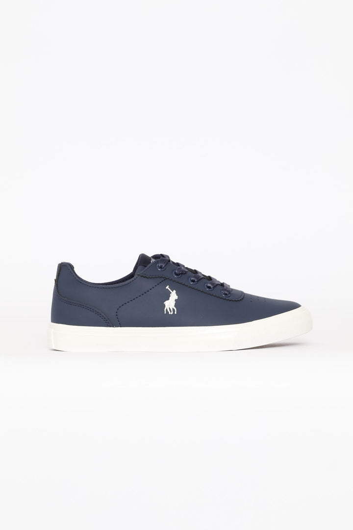 Basic Pu Sneaker - Navy