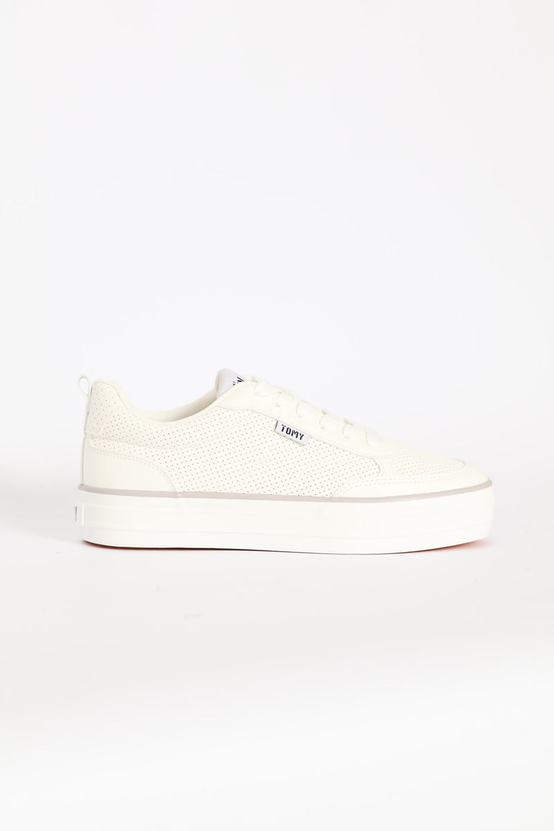 Madelyn Platform Sneaker - White