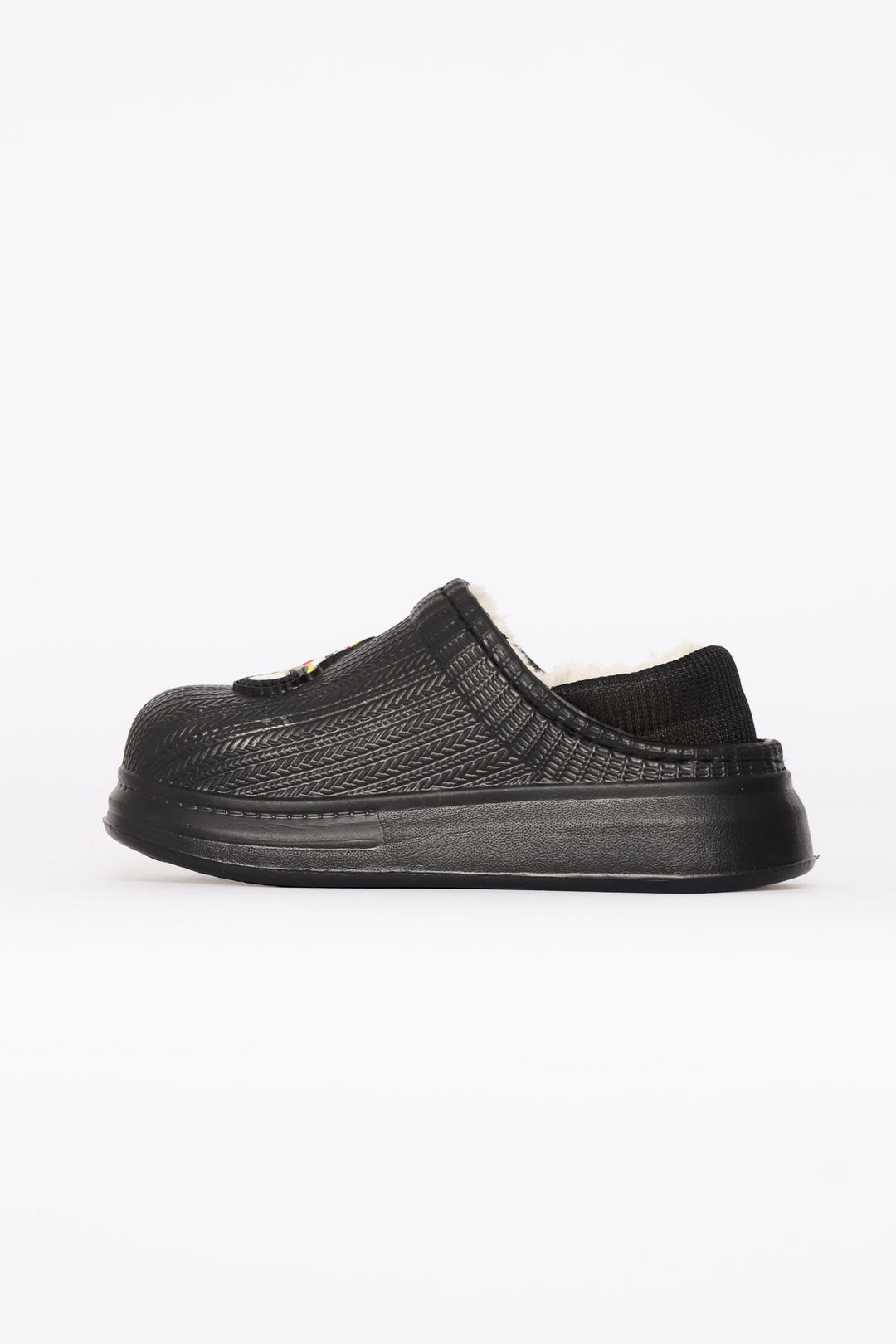 Pre-Boys Bike Moulded Slipper - Black