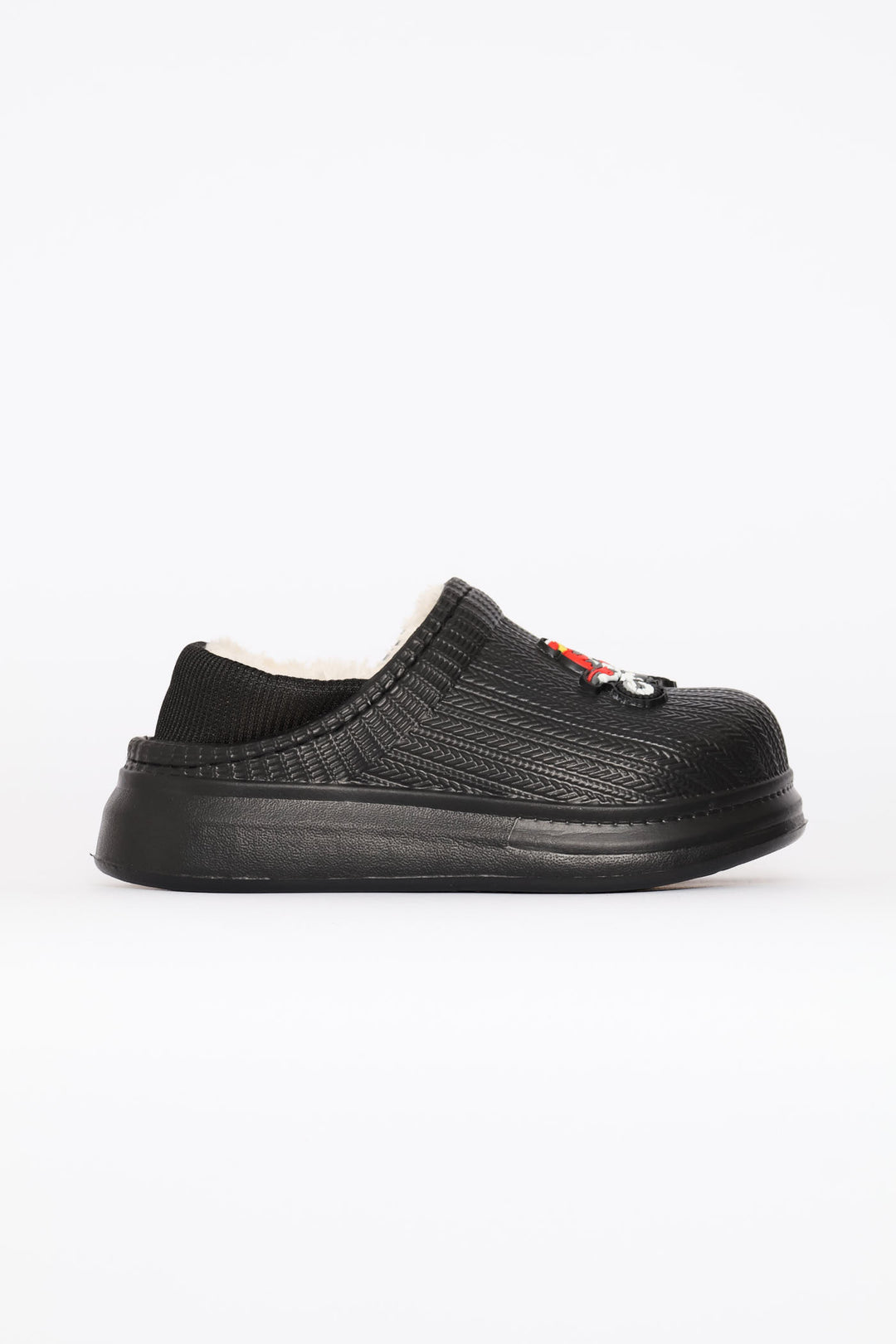 Pre-Boys Bike Moulded Slipper - Black