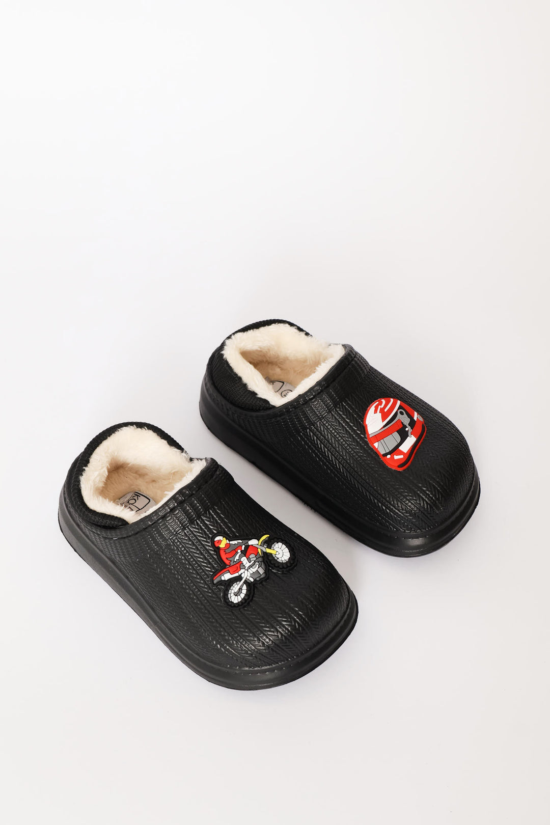 Pre-Boys Bike Moulded Slipper - Black