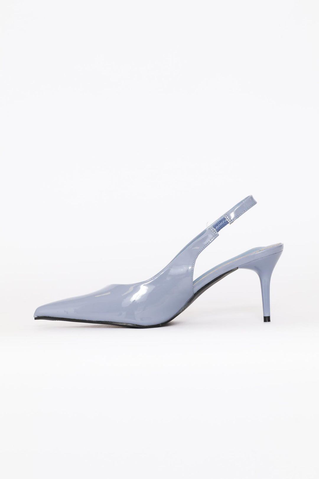 V-Cut Slingback Kitten Heel - Duck Egg