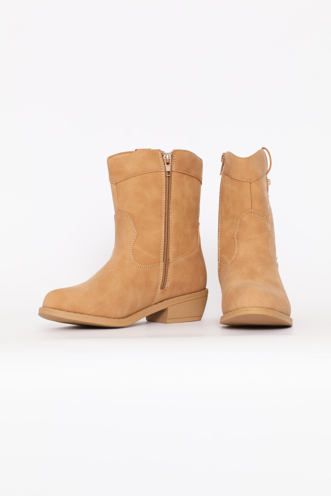 Girls Western Boot - Tan