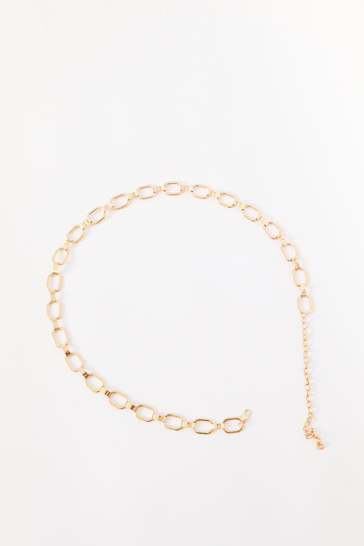 Chain Link Belt - Gold