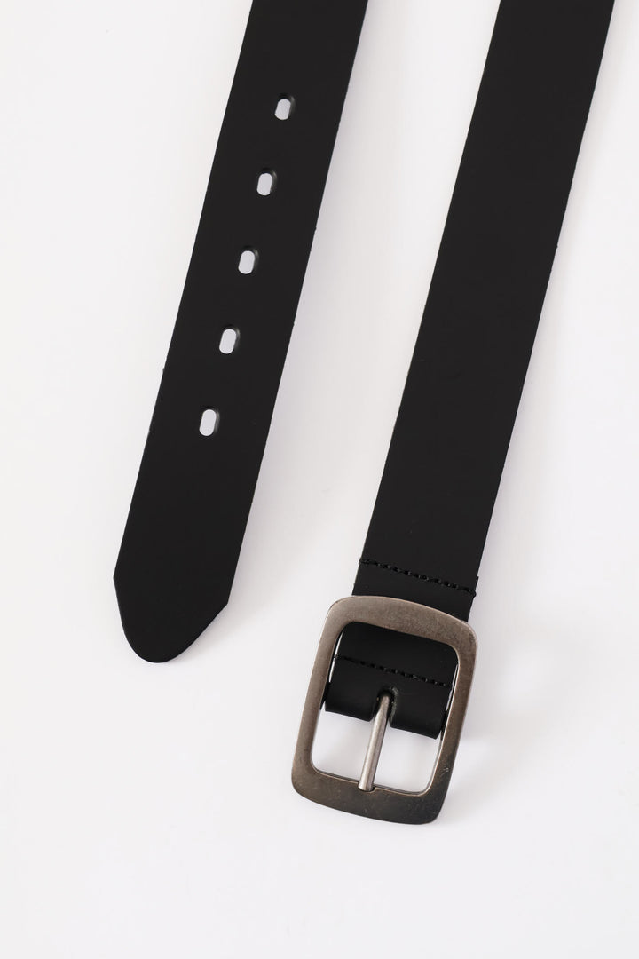 Reversable Buckle Belt - Black