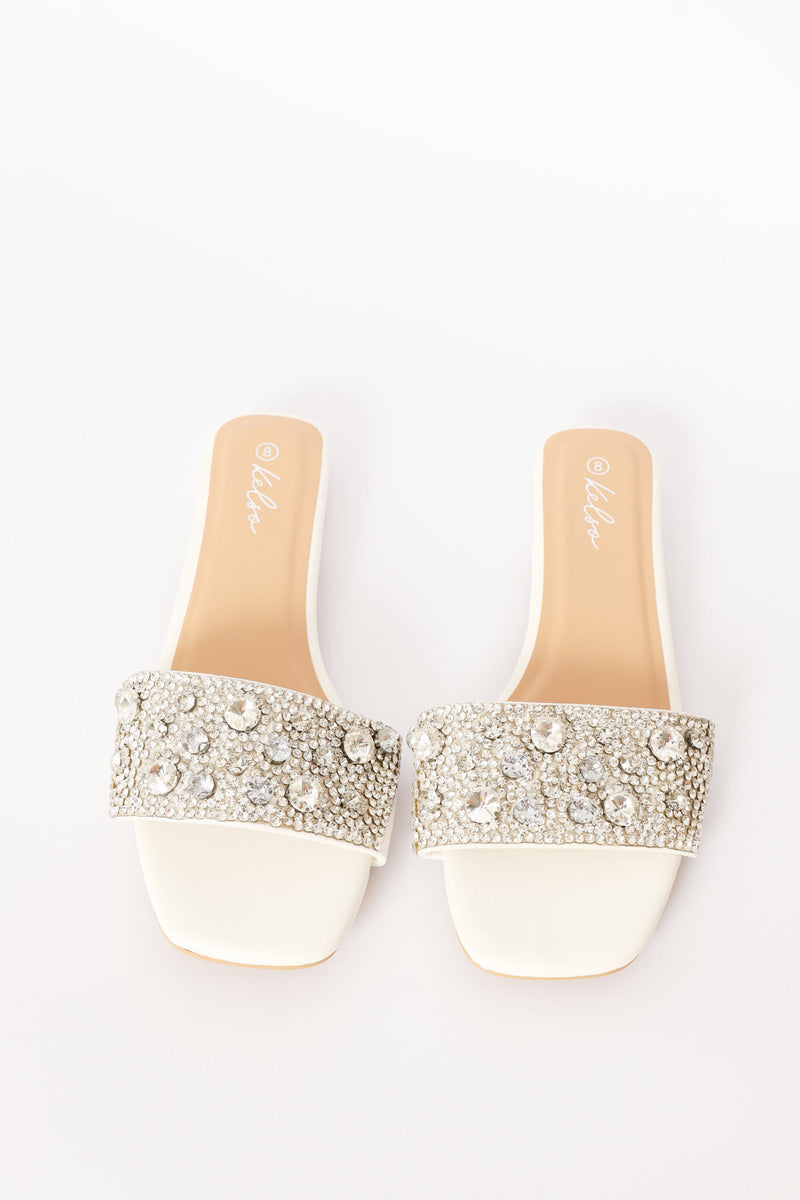 Jewel Sandal - Silver