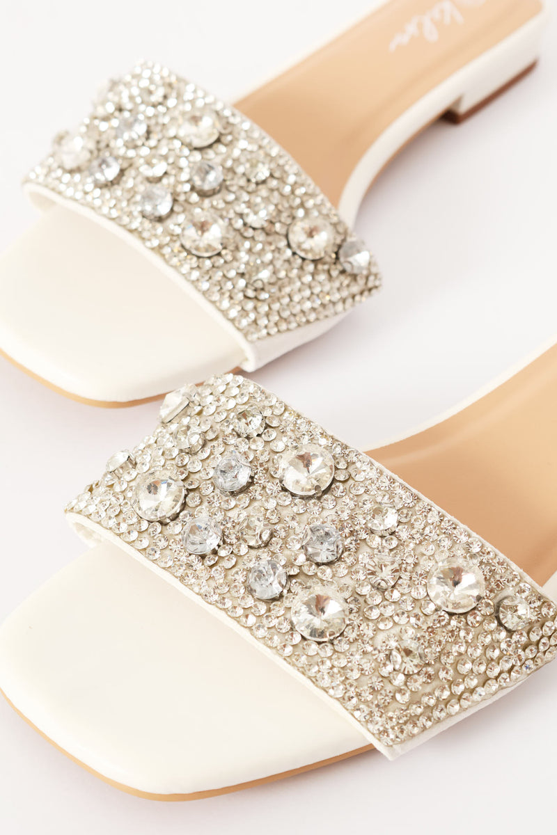 Jewel Sandal - Silver