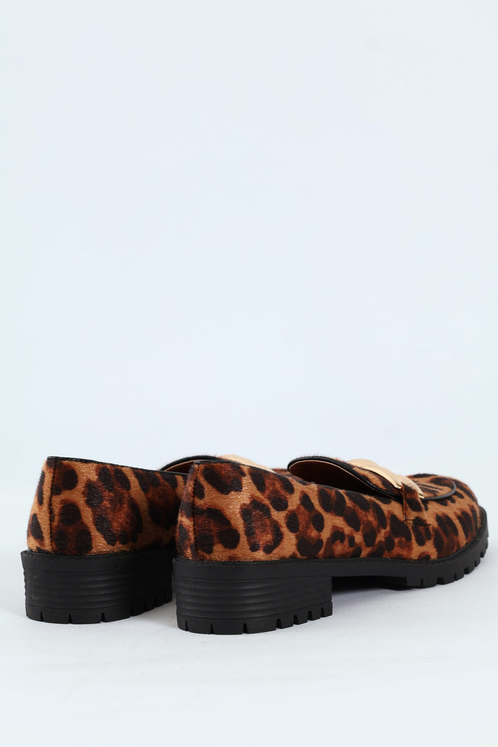 Animal Loafer With Trim