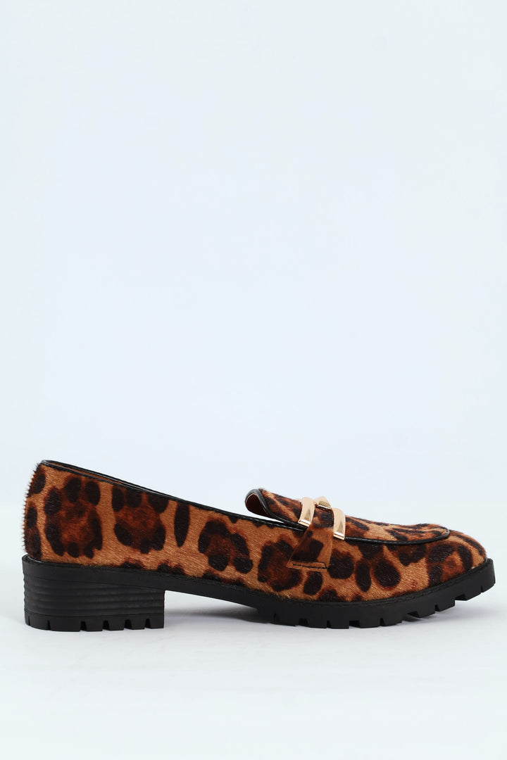 Animal Loafer With Trim