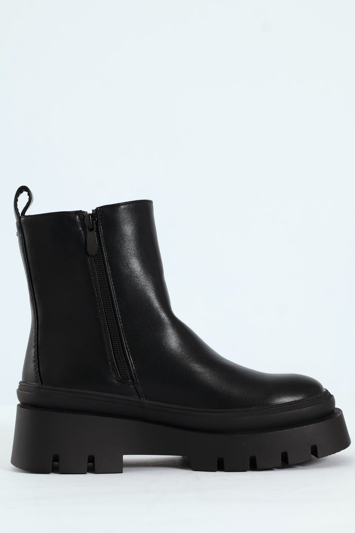 Chunky Chelsea Boot - Black