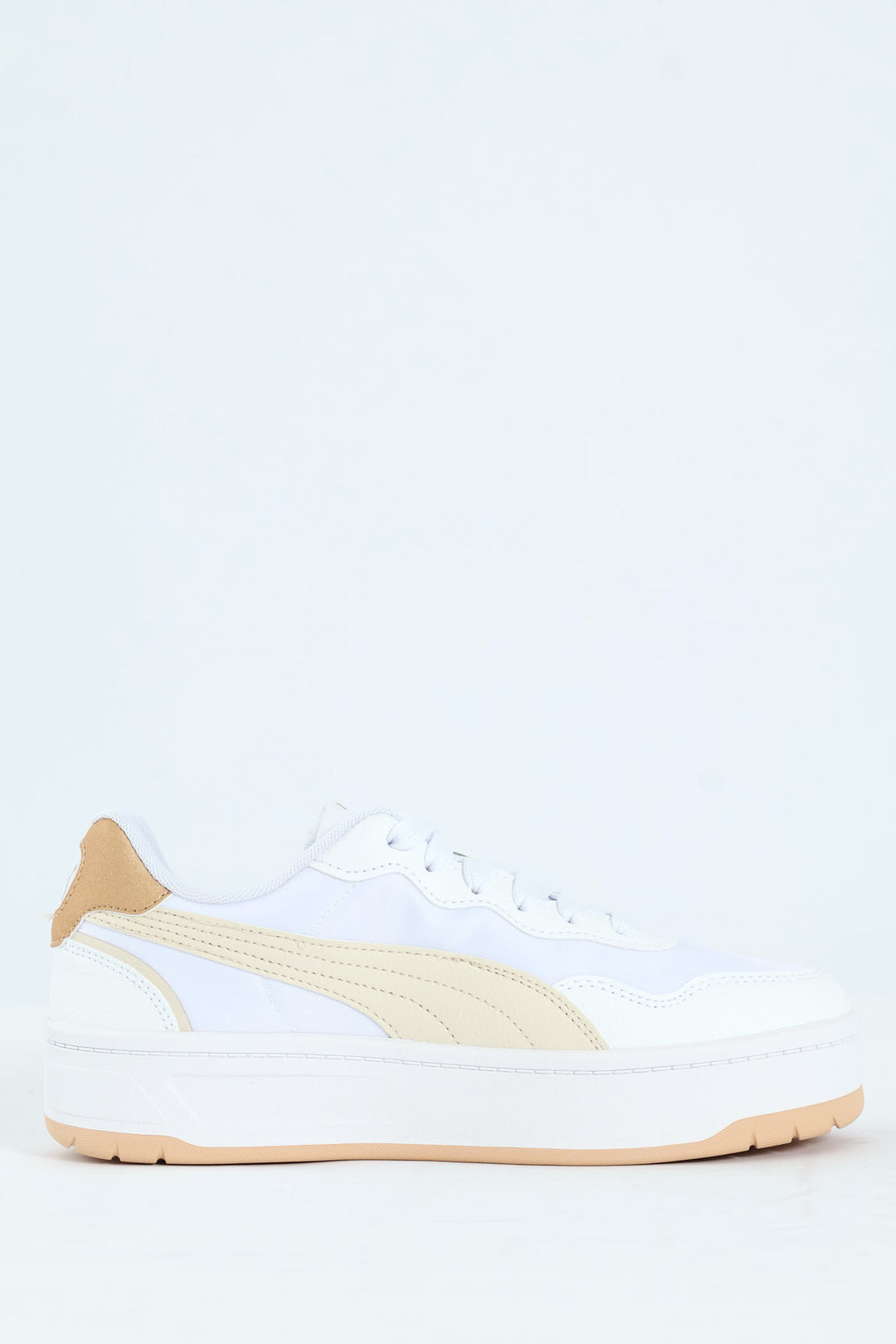 Court Lally Skye Aqua Metallics Sneaker - White